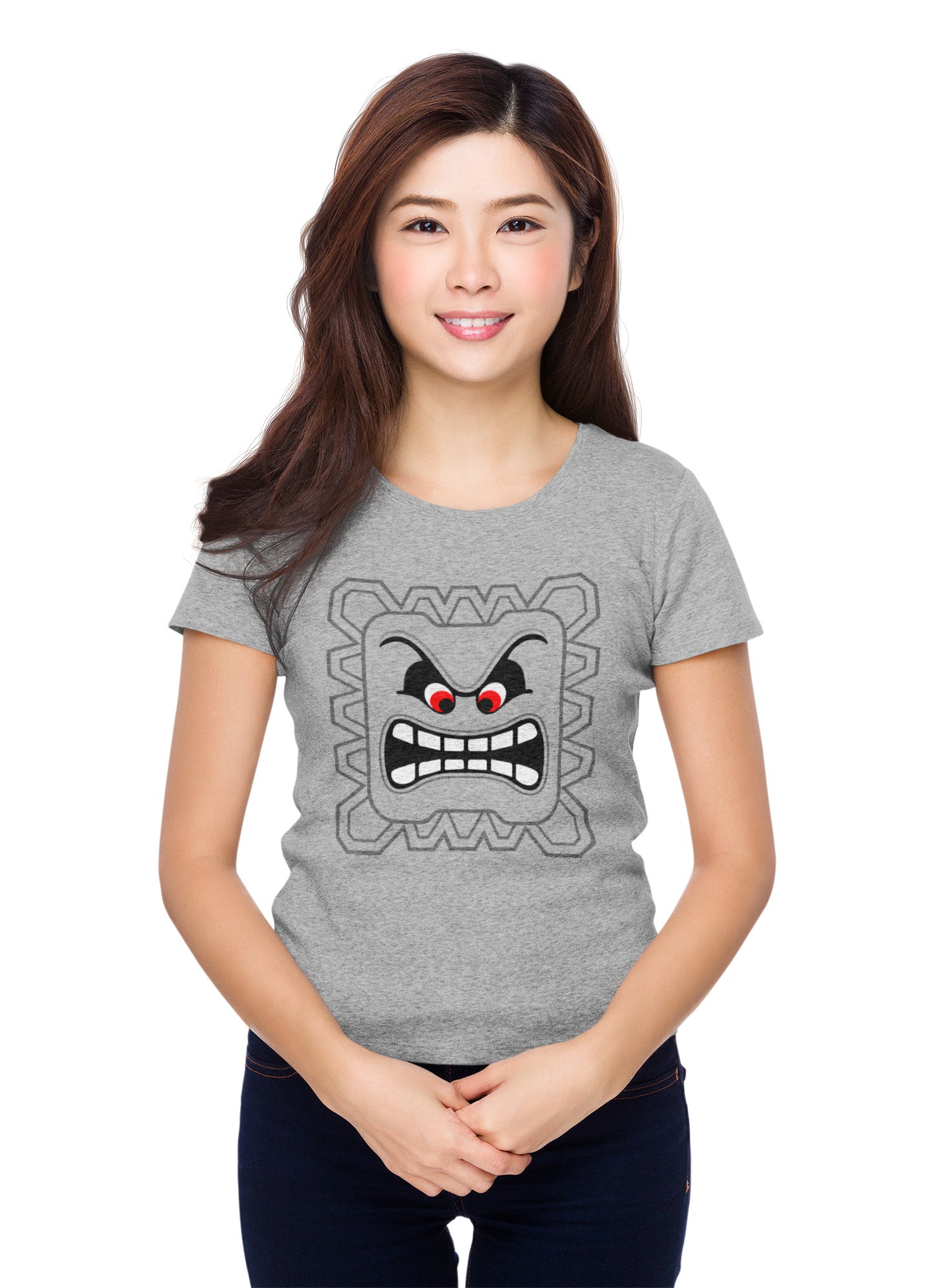 Thwomp Super Mario - Ladies Tee