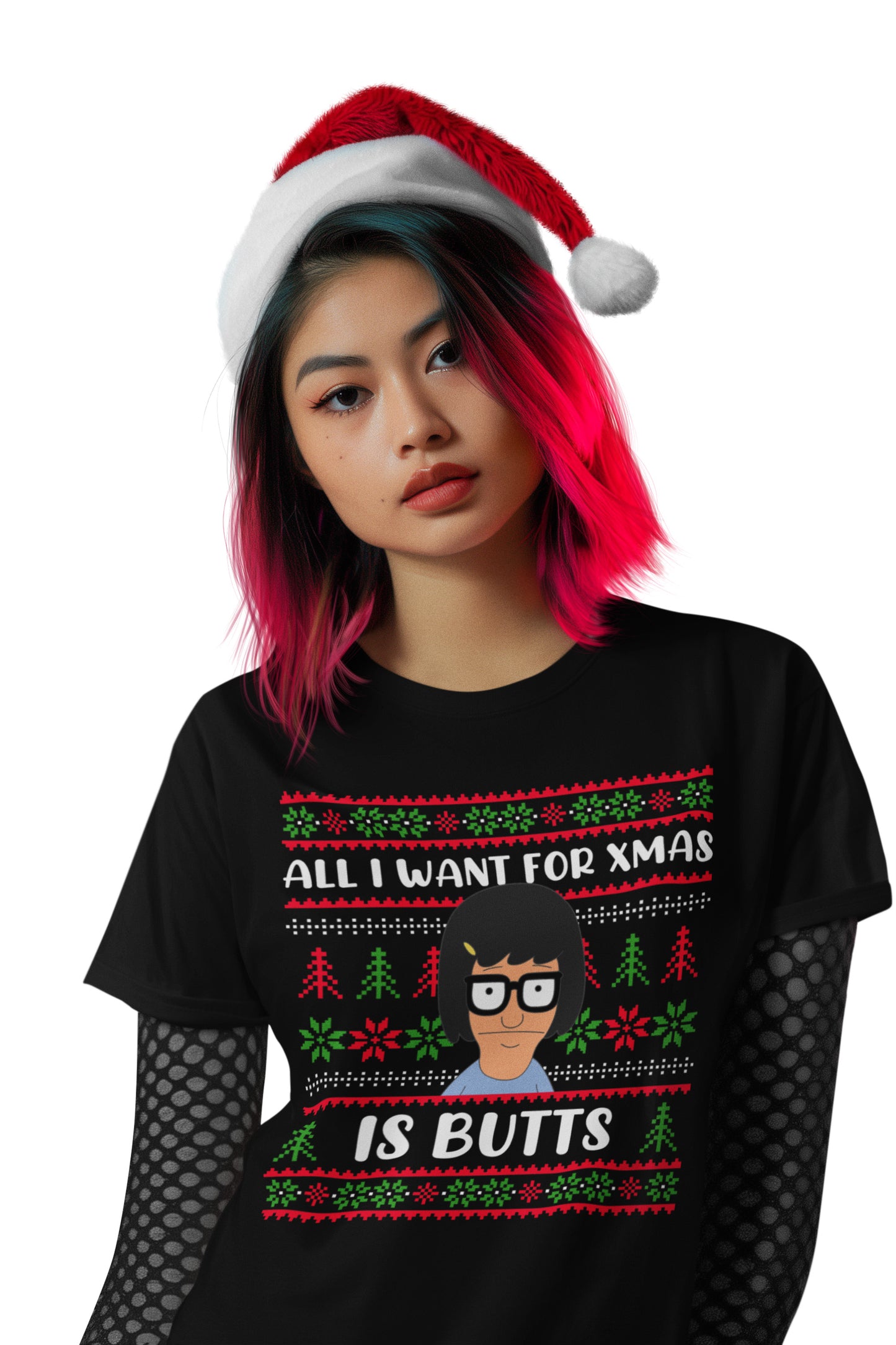 Tina Belcher Christmas - Ladies Tee