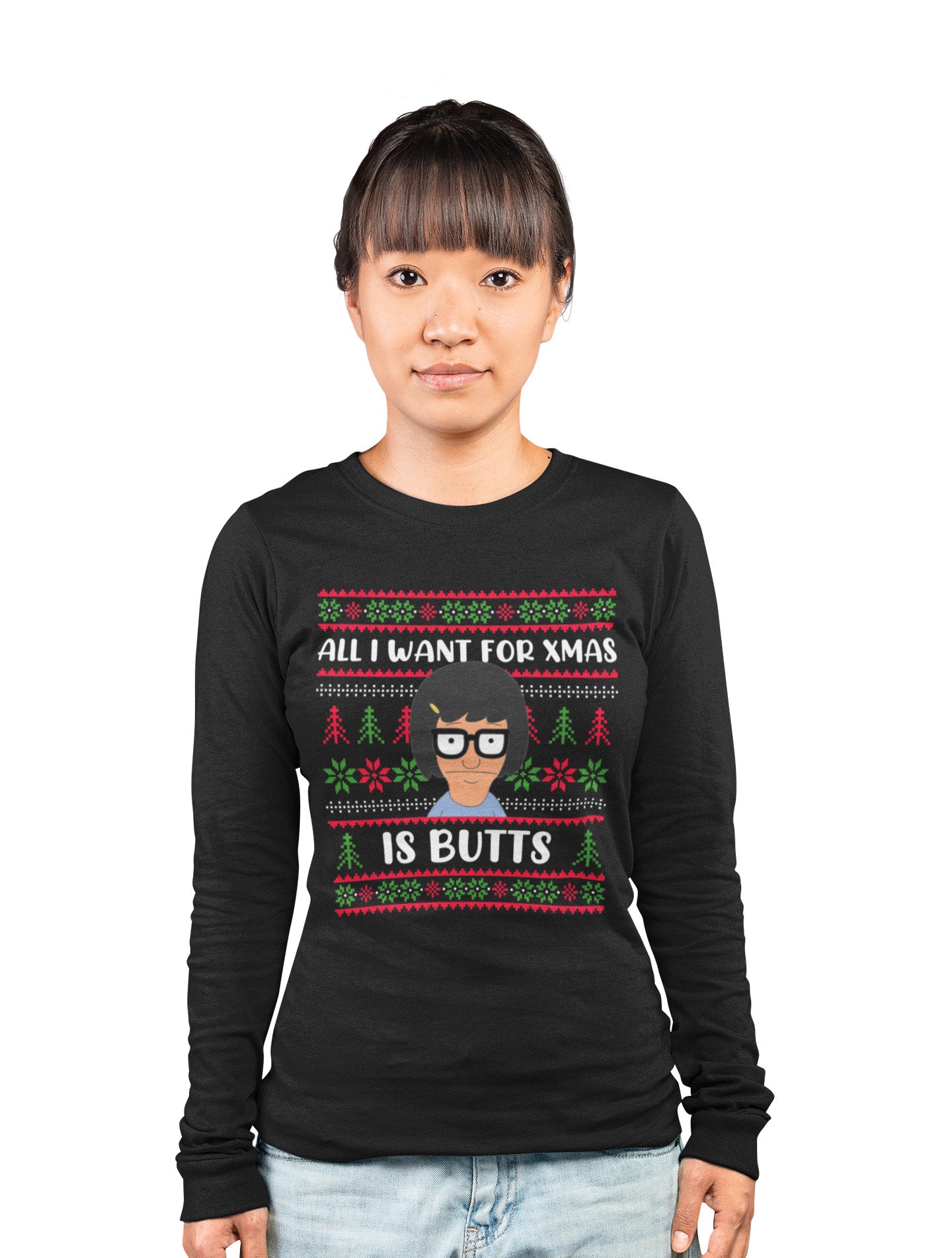 Tina Belcher Christmas - Long Sleeve Tee