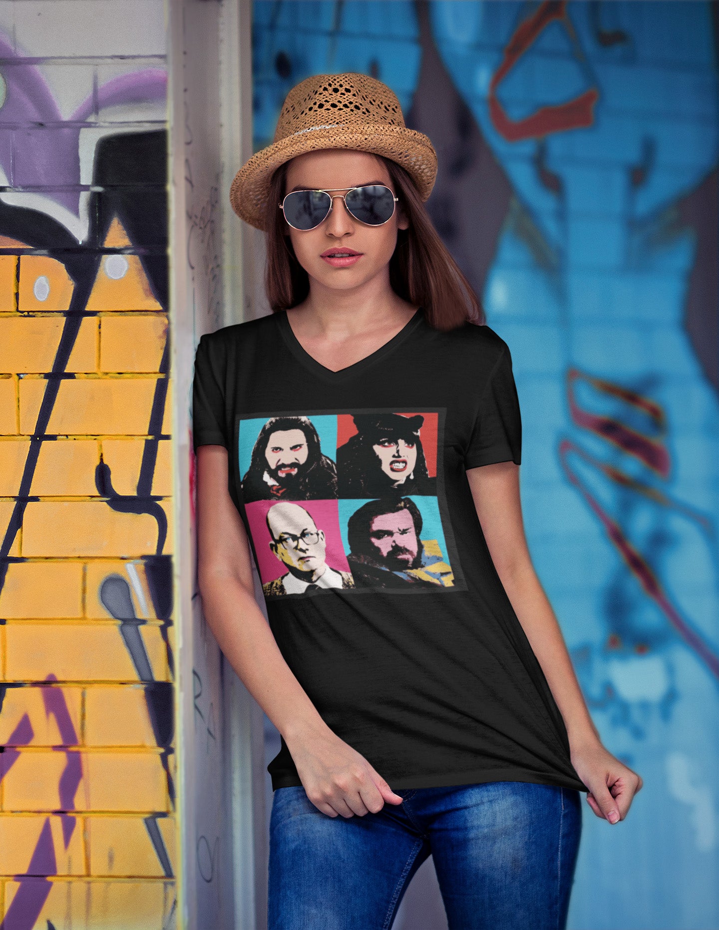 What We Do In The Shadows - Ladies V-Neck Tee