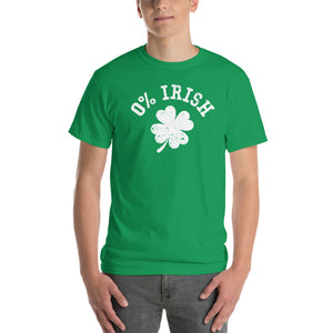 0% Irish - T-Shirt - St Patrick's Day - Absurd Ink