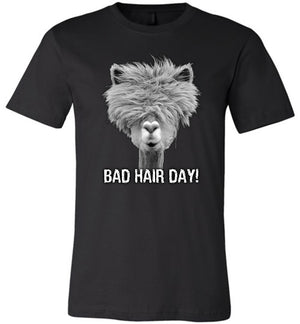 Alpaca Bad Hair Day - Unisex Tee - Absurd Ink