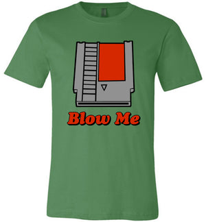 Blow Me - NES Cartridge - Unisex T-Shirt - Absurd Ink