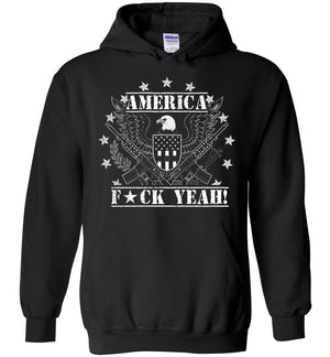 America Fck Yeah - Hoodie - Absurd Ink