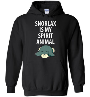 Snorlax Hoodie - Snorlax Is My Spirit Animal - Absurd Ink