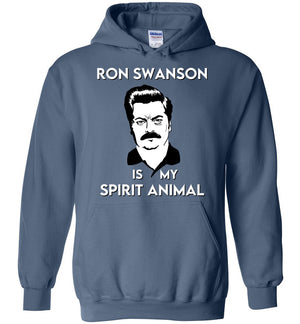 Ron Swanson Is My Spirit Animal - Hoodie
