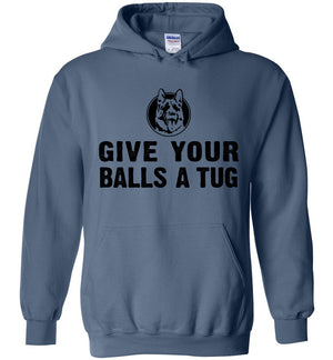 Give Your Balls A Tug - Hoodie - Absurd Ink