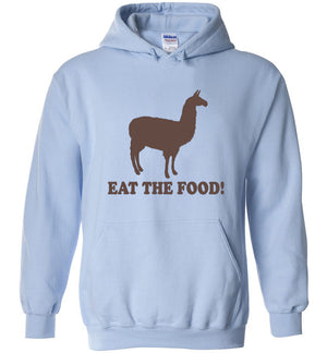 Eat The Food Llama - Hoodie - Napoleon Dynamite - Absurd Ink