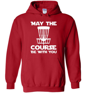 Disc Golf Hoodie - May The Course Be With You - Absurd Ink