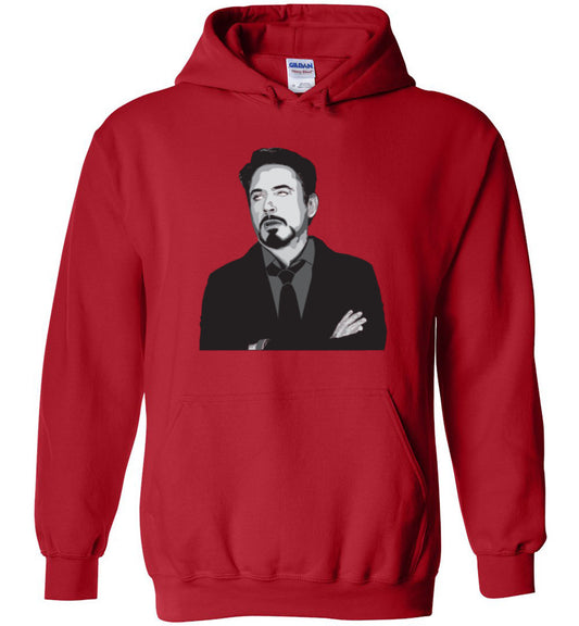 RDJ Rolling Eyes - Hoodie - Absurd Ink
