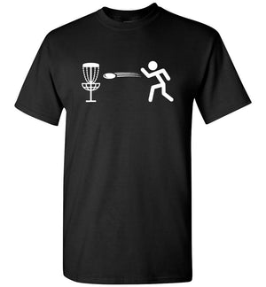 Disc Golf Shirt - Stick Man - T-Shirt - Absurd Ink