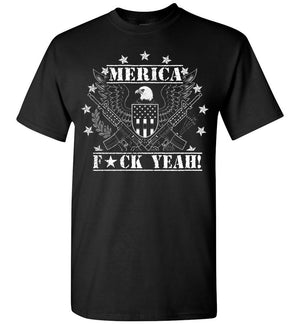 Merica Fuck Yeah - T-Shirt - Absurd Ink