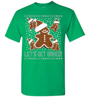 Lets Get Baked - T-Shirt - Gingerbread Man - Absurd Ink