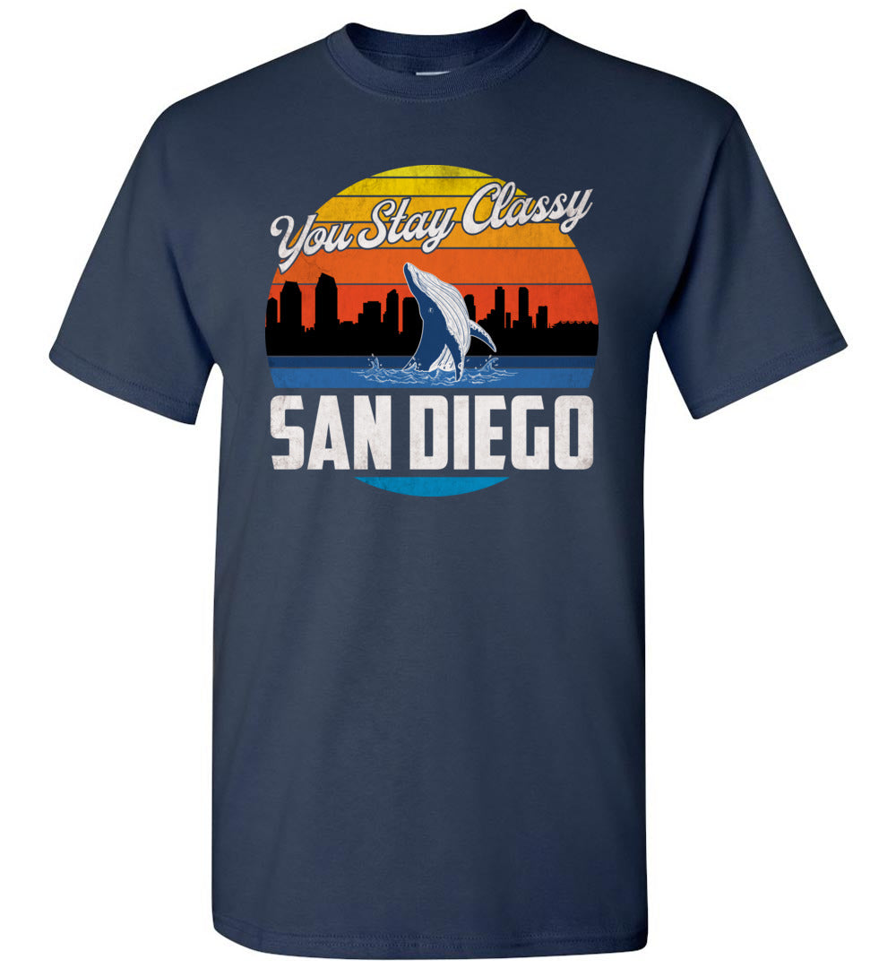 San Diego T-Shirt - You Stay Classy, Navy / 5XL