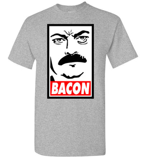 Ron Swanson Bacon - T-Shirt - Absurd Ink