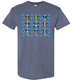 Mega Man 3 Bosses - T-Shirt