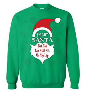 I'm Not Santa - Christmas Sweatshirt - Absurd Ink