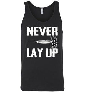 Disc Golf - Never Lay Up - Tank - Absurd Ink