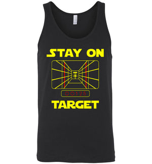 Disc golf Tank - Stay On Target - Absurd Ink