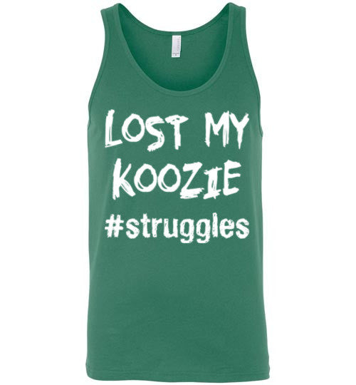 struggles - Lost My Koozie - Tank - Absurd Ink