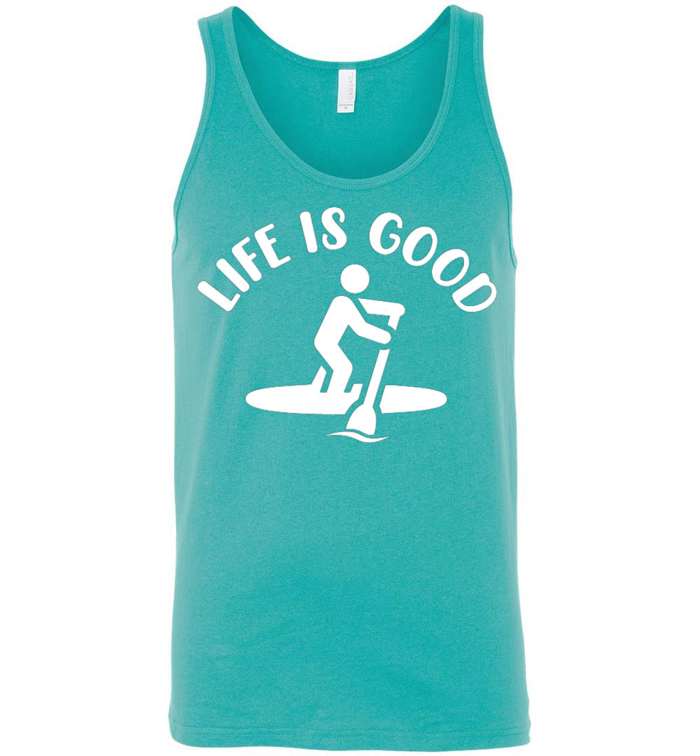 Life Is Good Paddleboard - Tank Top - Absurd Ink