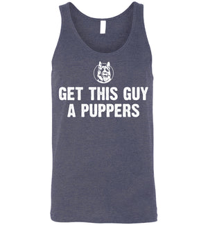 Get This Guy A Puppers - Tank Top - Absurd Ink