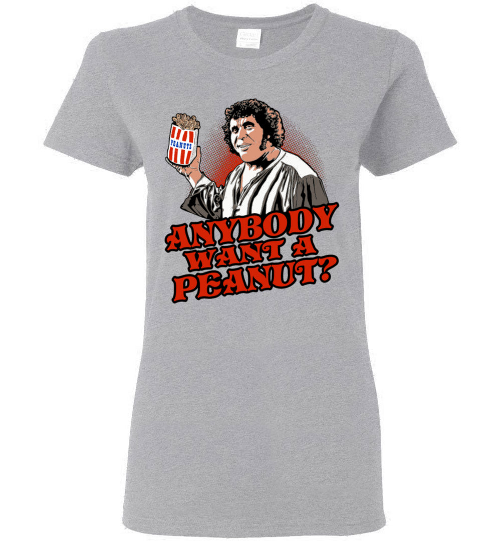 Anybody Want A Peanut Ladies Tee - Princess Bride - Absurd Ink
