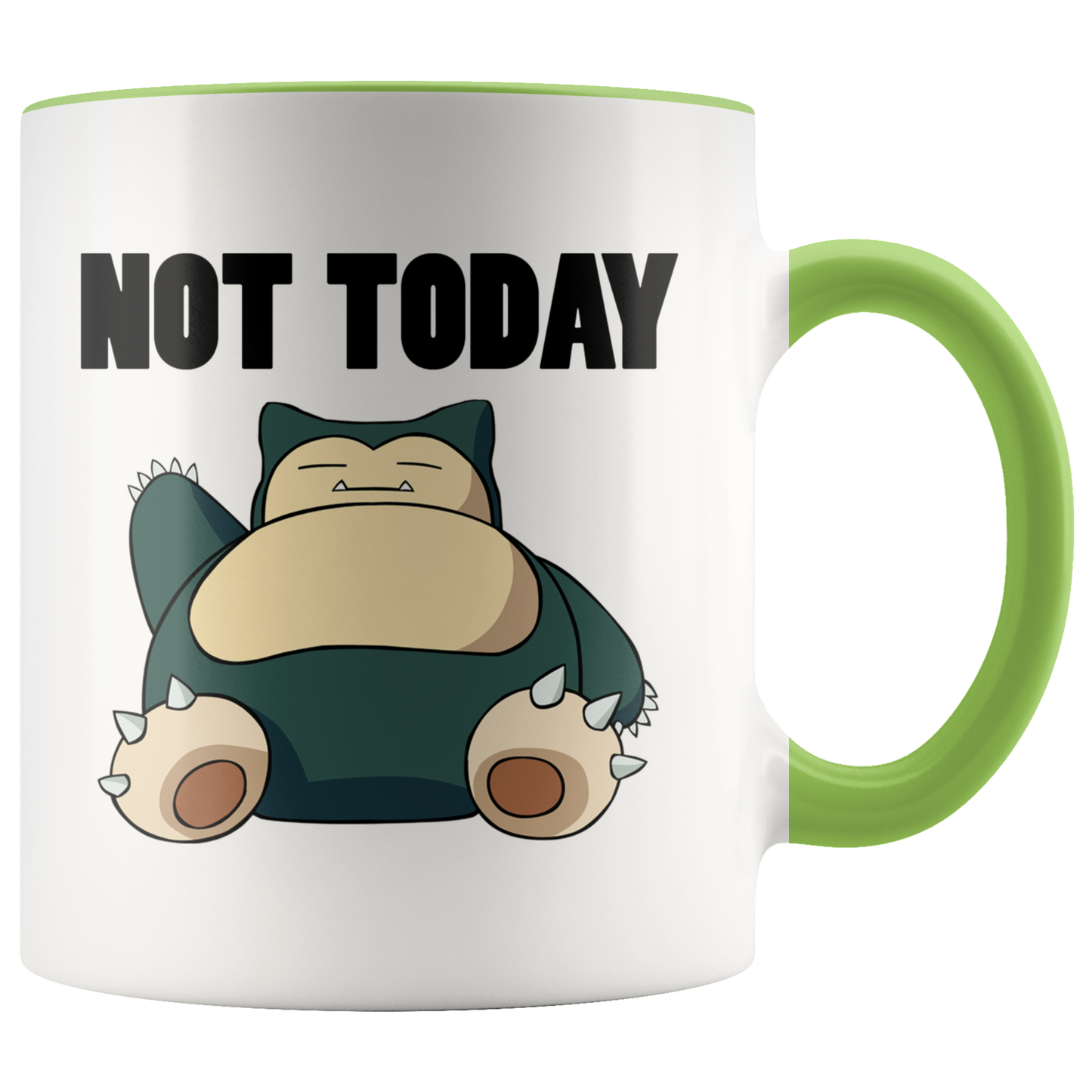 Snorlax Not Today - Mug