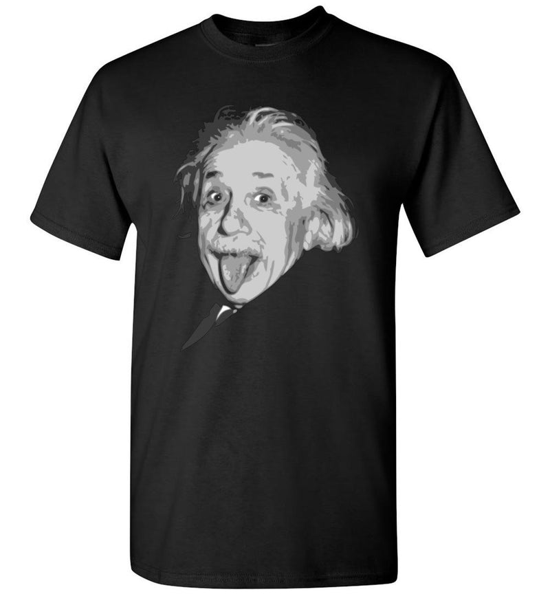 Albert Einstein Tongue Out - T-Shirt - Absurd Ink