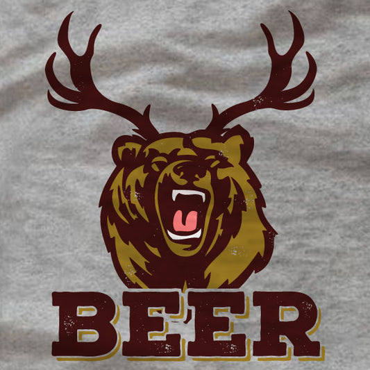 Bear Deer BEER - T-Shirt - Absurd Ink