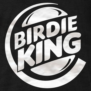 Disc Golf T-Shirt - Birdie King (white) - Absurd Ink