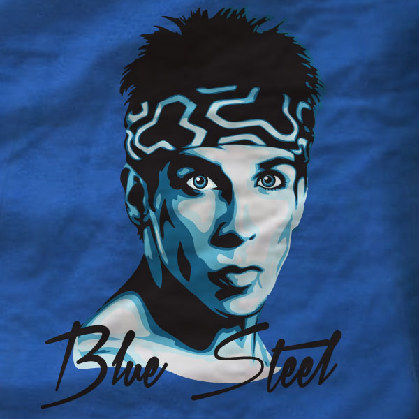 Zoolander - Blue Steel - Ladies T-Shirt - Absurd Ink