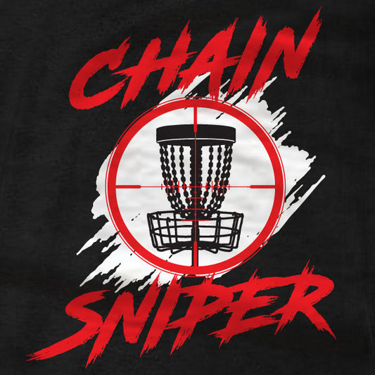 Disc Golf T-Shirt - Chain Sniper - Absurd Ink