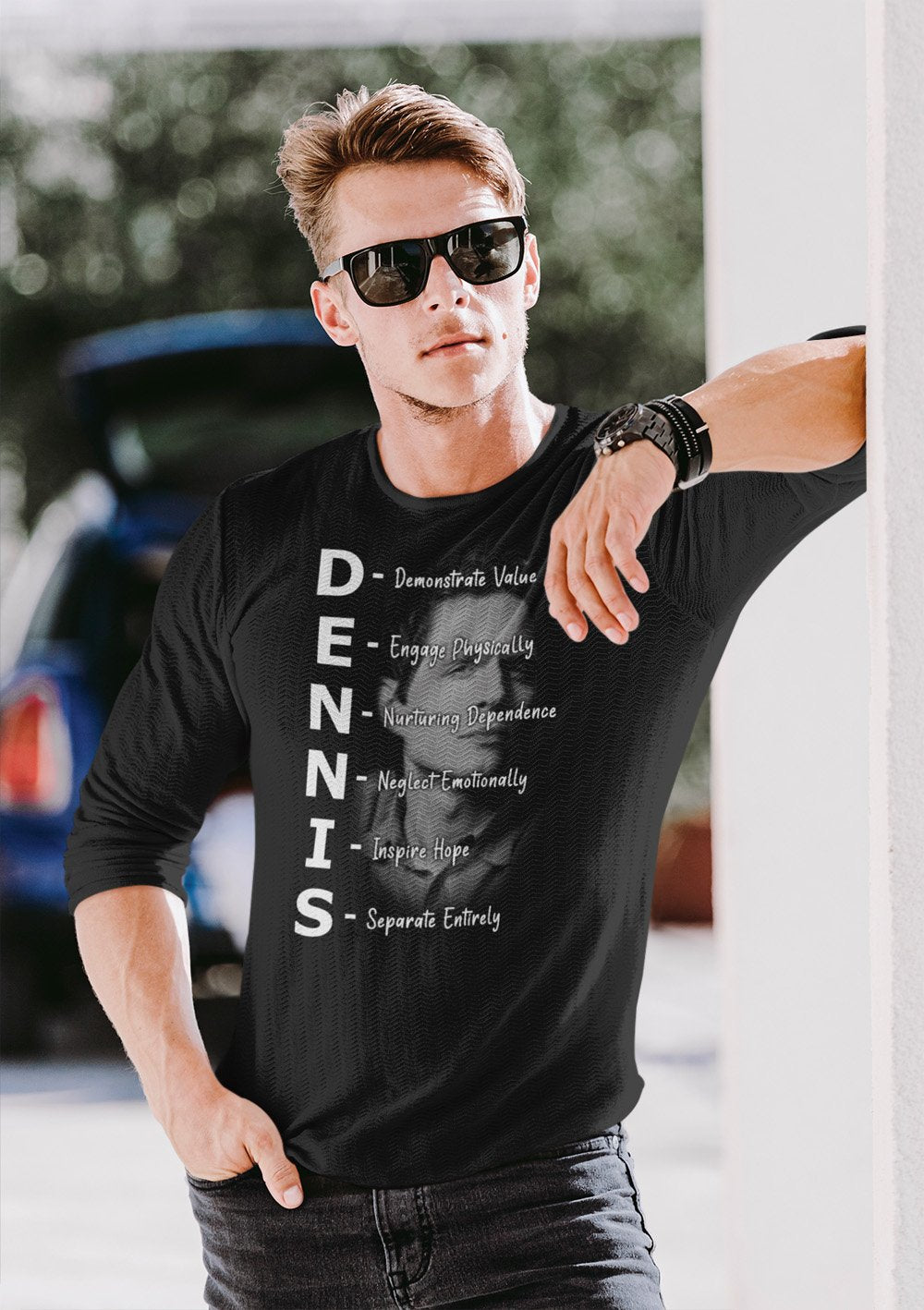 Dennis Reynolds Dennis System Long Sleeve Tee