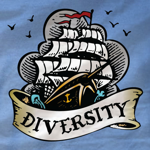 Anchorman - Long Sleeve Tee - Diversity - Absurd Ink