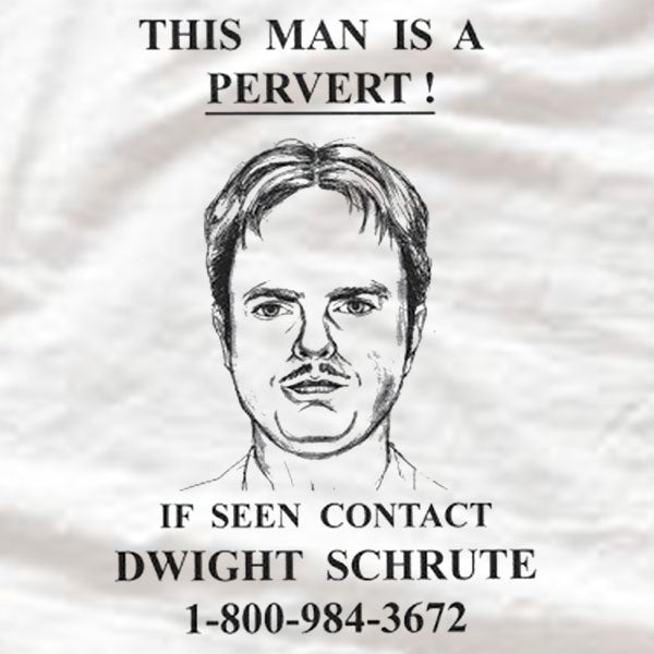 Dwight Schrute Pervert - Hoodie - Absurd Ink