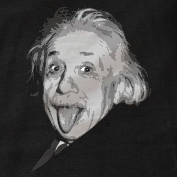Albert Einstein Tongue Out - Unisex T-Shirt - Absurd Ink