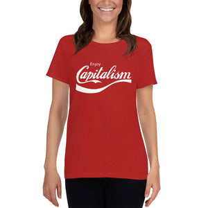 Enjoy Capitalism - Women's T-Shirt - TL - Absurd Ink