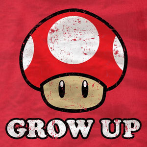 Grow Up Red Mushroom Hoodie