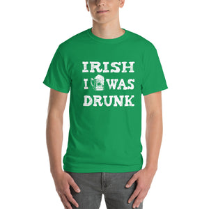 Irish I Was Drunk - T-Shirt - St Patrick's Day - Absurd Ink