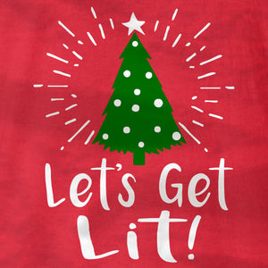 Lets Get Lit - Christmas Tree - T-Shirt - Absurd Ink