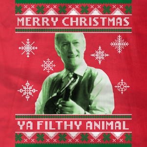 Merry Christmas Ya Filthy Animal - T-Shirt - Absurd Ink