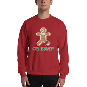 Gingerbread Man - Oh Snap - Sweatshirt - Absurd Ink