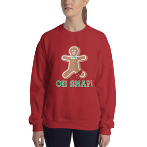 Gingerbread Man - Oh Snap - Sweatshirt - Absurd Ink
