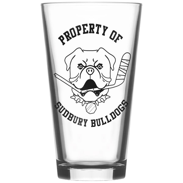 Property of Sudbury Bulldogs - Pint Glass