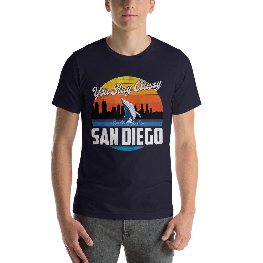 San Diego T-Shirt - You Stay Classy, Dark Chocolate / 2XL