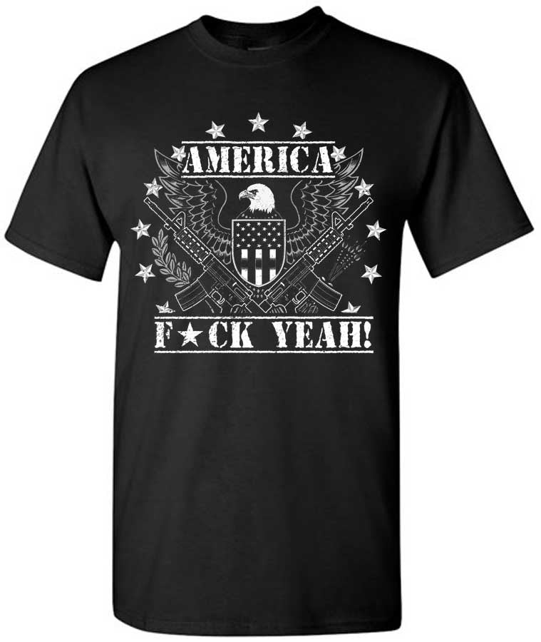 America Fck Yeah - T-Shirt - Absurd Ink