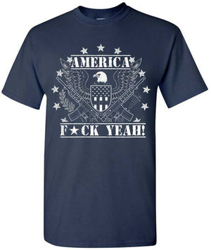 America Fck Yeah - T-Shirt - Absurd Ink