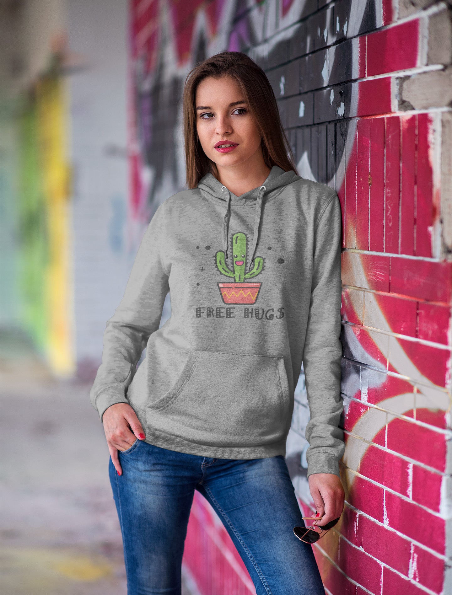 Cactus Free Hugs - Hoodie