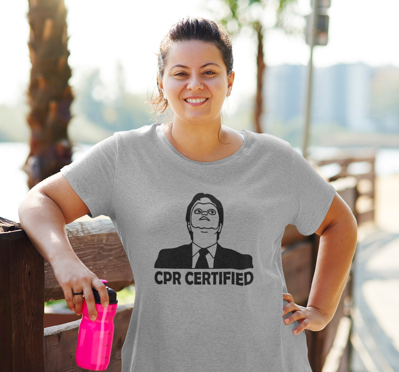 CPR Certified Dwight Schrute - Ladies Tee